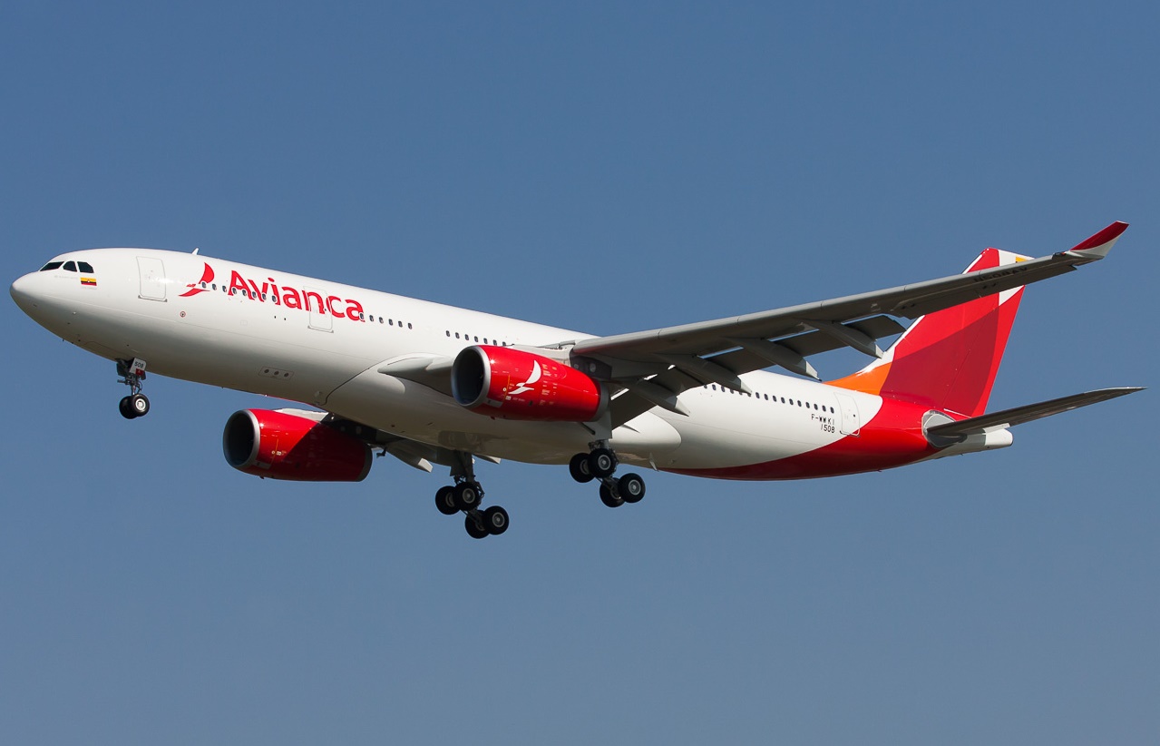 Avianca Brasil atendido por AGUNSA en aeropuerto de Santiago.