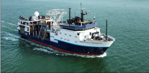 AGUNSA, agente portuario de nave científica de movimientos telúricos.