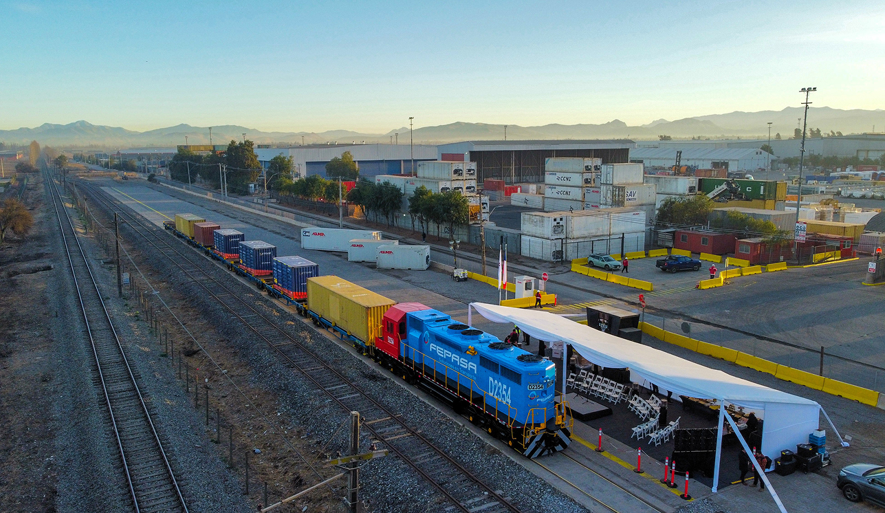 Hacia una logística más eficiente y sostenible: AGUNSA participó en el lanzamiento de la nueva ruta intermodal Santiago–Concepción